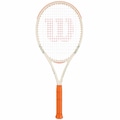 Raquete de Tênis Wilson Clash 100 V3 Roland Garros 2026 BRANCO/LARANJA