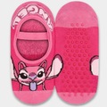 Meia Sapatilha Antiderrapante Lupo Stitch - Infantil ROSA