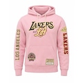 Blusão de Moletom NBA LA Lakers Mitchell & Ness - Masculino ROSA