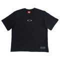 Camiseta Oversized Oakley Ellipse Rocky Blackout - Masculina PRETO
