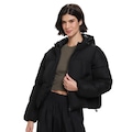 Jaqueta Feminina Fila Puffer Letter PRETO