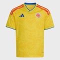 Camisa do Colômbia adidas I 26 Torcedor -Infantil AMARELO