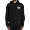Blusão de Moletom Hurley Canguru x Shibuya Escama - Masculino PRETO