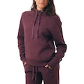 Blusão de Moletom Champion Canguru Hoodie Raglan Mini Script Rock On Purple - Feminino ROXO