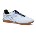 Chuteira Futsal Adulto Diadora Torneo BRANCO/AZUL