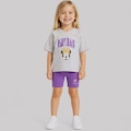 Conjunto adidas Disney Minnie Infantil CINZA