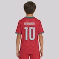 Camisa Portugal I 26/27 10 Bernardo Silva Puma Infantil VERMELHO
