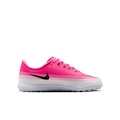 Chuteira de Society Infantil Nike Mercurial Vapor 17 Club ROSA/PRETO