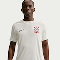 Camisa do Corinthians I 26/27 Jogador Nike Masculina BRANCO/PRETO