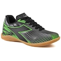 Chuteira Futsal Infantil Diadora Squadra III PRETO/CINZA