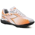Chuteira Society Infantil Diadora Squadra III BRANCO/PRETO