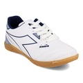 Chuteira Futsal Infantil Diadora Torneo III BRANCO/AZUL