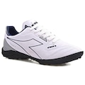 Chuteira Society Adulto Diadora Torneo III BRANCO/AZUL