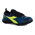 Chuteira Society Infantil Diadora Squadra II X AZUL/PRETO