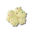 Jibbitz™ Crocs Mega Hibisco com Gemas BRANCO