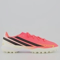 Chuteira Society Infantil adidas F50 Hyperfast Club ROSA