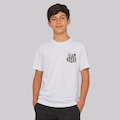 Camisa do Santos Classic Infantil BRANCO