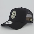 Boné New Era AC Milan Seasonal Trucker 940 PRETO