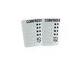 Munhequeira Compressport Racing Sweatbands New BRANCO