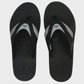 Chinelo Reef Mick Fanning Black Reflective - Masculino PRETO