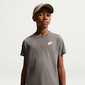 Camiseta Nike Sportswear Futura Infantil CINZA/BRANCO