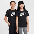 Camiseta Nike Sportswear Futura Infantil PRETO/BRANCO