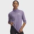 Blusão de Moletom de Treino Under Armour Tech 1/2 Zip - Feminino ROXO