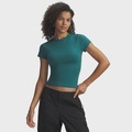 Camiseta de Treino Under Armour Motion Fitted - Feminina VERDE