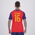 Camisa Espanha I 26/27 16 Rodri adidas Masculina VERMELHO
