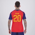 Camisa Espanha I 26/27 20 Pedri adidas Masculina VERMELHO