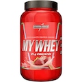 Opção de cor MORANGO de Whey Protein Integralmedica My Whey 900g Pote