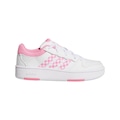 Tênis Infantil adidas Hoops Classic BRANCO/ROSA