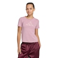 Camiseta adidas JG Satin Unissex ROXO/ROSA