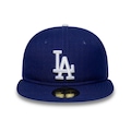 Boné Adulto New Era 5950 Los Angeles Dodgers Aba Reta AZUL
