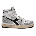 Tênis Casual Diadora Mi Basket Metal Used Feminino PRATA