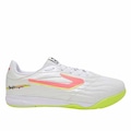 Chuteira Futsal Adulta Topper Maestro Light BRANCO/ROSA