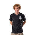 Camiseta do Corinthians Arte Braziline Masculina PRETO/BRANCO