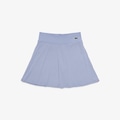 Saia esportiva com short de malha integrado Lacoste Feminina AZUL CLARO