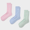 Meia Nike Everyday Cushioned (3 Pares) Unissex CINZA MESCLA