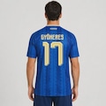 Camisa Suécia II 26/27 17 Gyökeres adidas Masculina AZUL