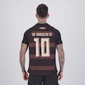 Camisa do Flamengo Consciência Negra Diamante 10 De Arrascaeta Masculina MARROM