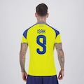 Camisa Suécia I 26/27 9 Isak adidas Masculina AMARELO