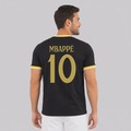 Camisa Real Madrid Dorado 10 Mbappé Masculina PRETO
