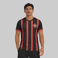 Camisa do Vitória Classic Listrada Masculina PRETO