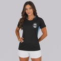 Camisa do Grêmio Baby Look Dry Esportiva Feminina PRETO