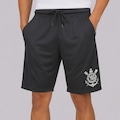 Bermuda do Corinthians Logo SCCP Masculina PRETO