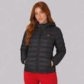 Jaqueta do Flamengo Puffer Feminina PRETO