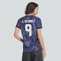 Camisa Argentina II 26/27 9 J. Álvarez adidas Feminina PRETO