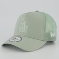 Boné New Era Los Angeles Dodgers 940AF Outline Trucker MLB VERDE