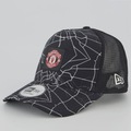 Boné New Era Manchester United Trucker 940 PRETO